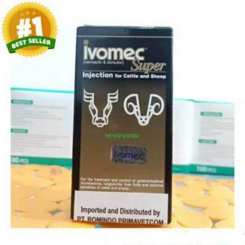 Jual IVOMEC SUPER INJECTION 50 ML OBAT INJEKSI UNTUK HEWAN TERNAK SAPI ...
