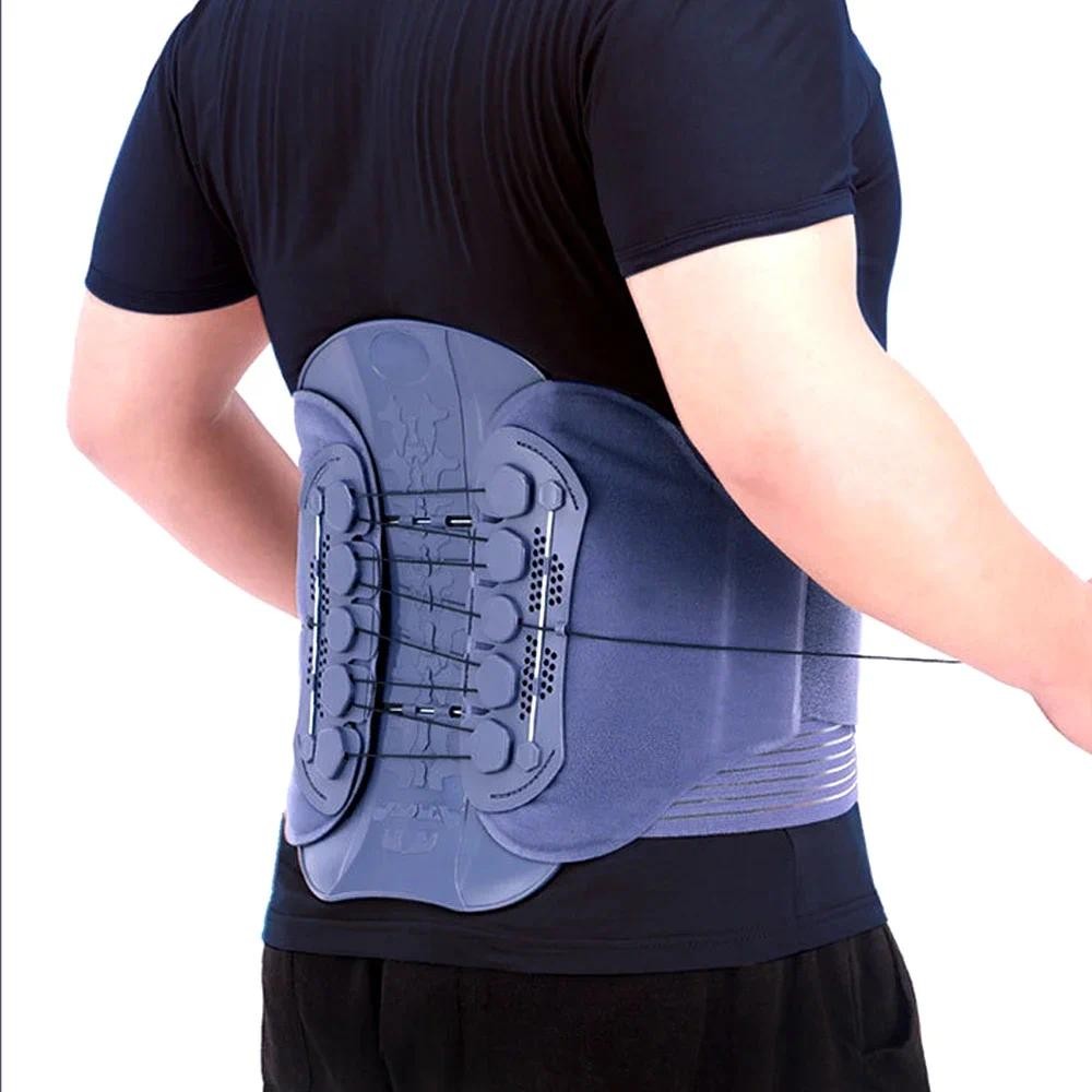Jual Adjustable Back Brace Lumbar Decompression Waist Sacral Orthosis ...