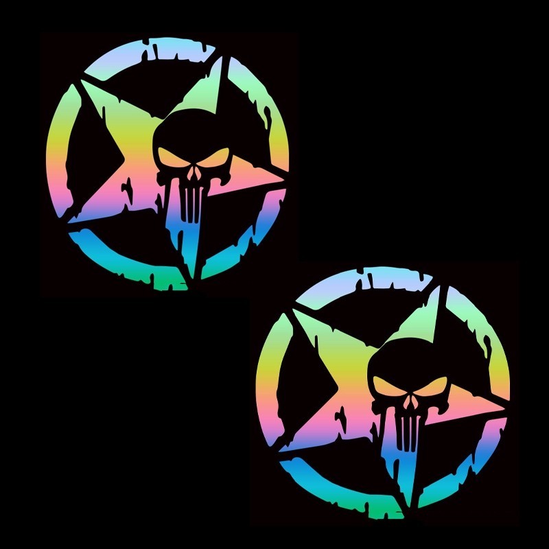 Jual Universally Multicolor Car Reflective Stickers&Decals The World Is ...