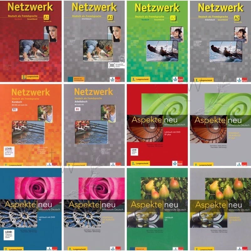 Jual Netzwerk A1 A2 B1 Aspekte Neu B1 B2 C1 Kursbuch Lehrbuch