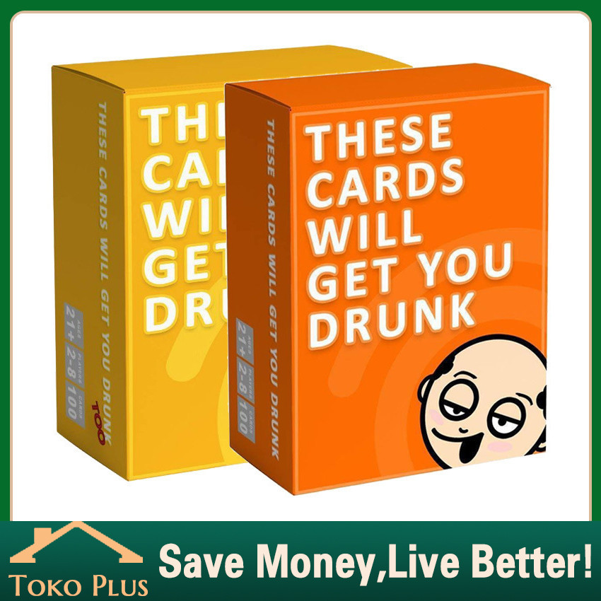 Jual Drunk Card Games These Cards Will Get You Drunk Mainan Kartu Card ...