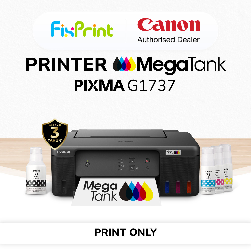 Jual FixPrint Printer Canon G1737 | Ink Tank USB | Inkjet Print Only ...