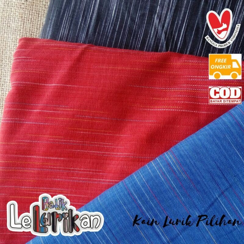 Jual LURIK JAWA Lurik Batik Lelurikan Kain Lurik Alus Motif Hujan ...