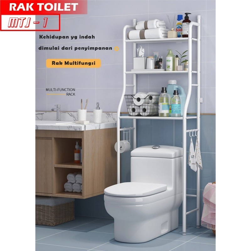 Jual RY54ZA Rak Toilet Rak Wc Rak Handuk Sabun Rak Kloset Mtj 1 Rak ...