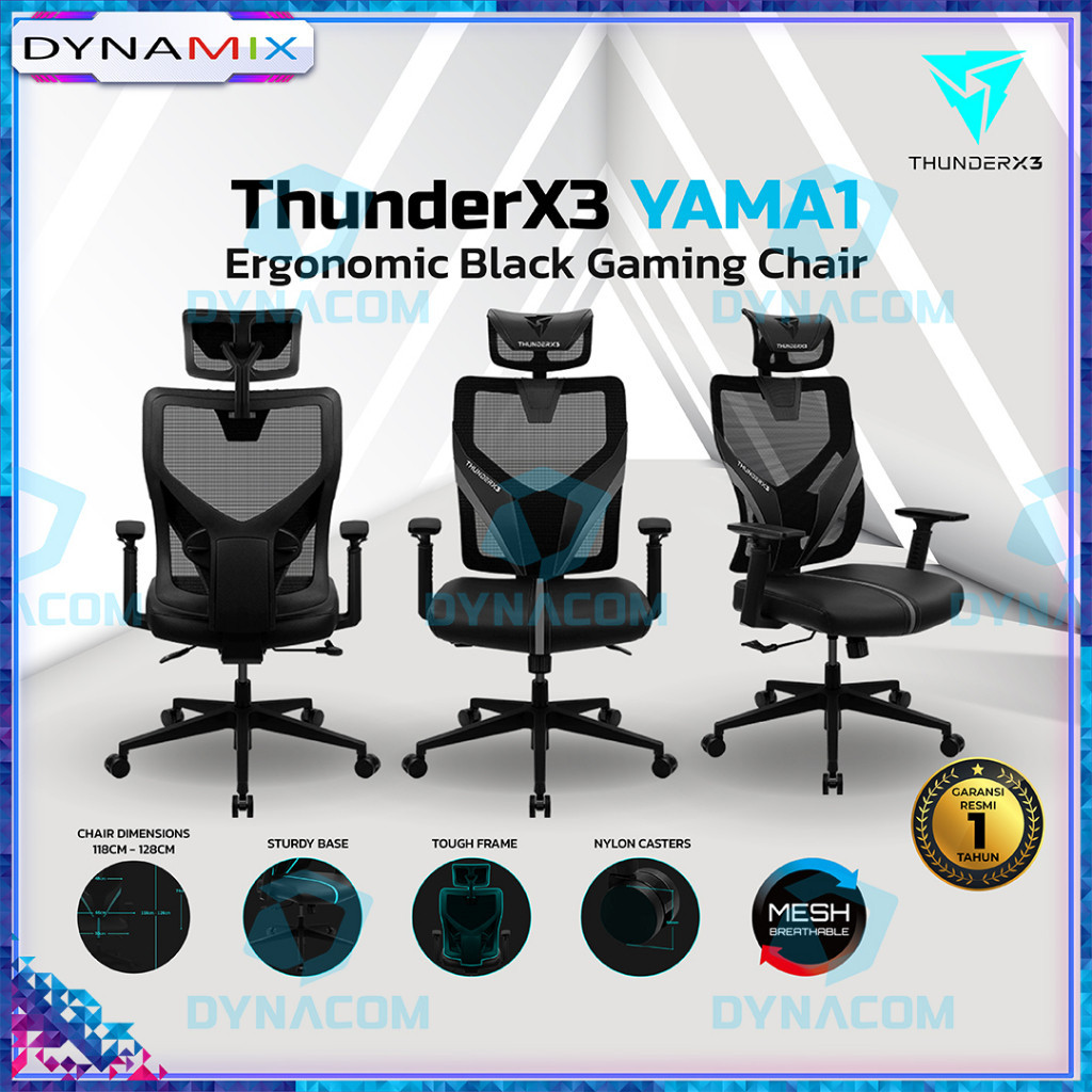 Jual ThunderX3 YAMA1 Ergonomic Gaming Chair Kursi Gaming Kursi