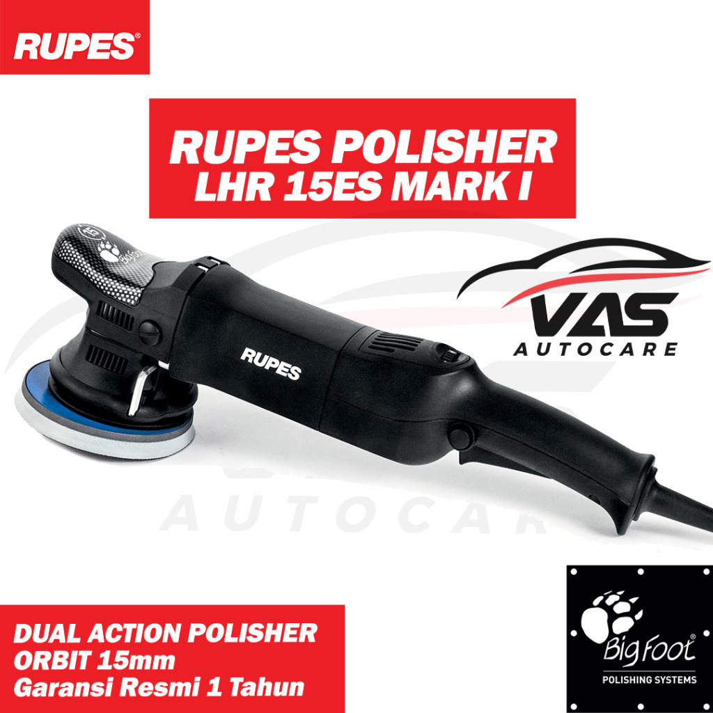 Jual RUPES BIGFOOT LHR 15ES 15 ES MARK 1 DUAL ACTION POLISHER DA ...