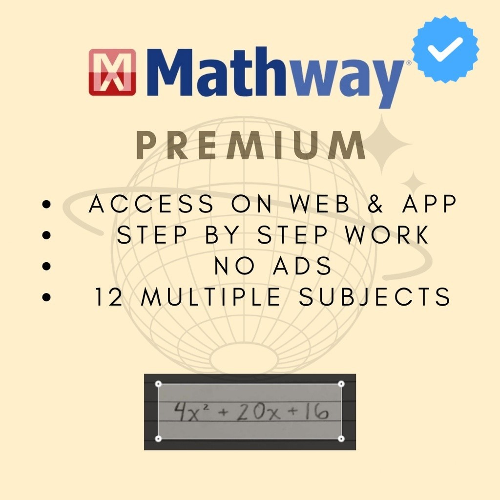 Jual ( Murah ) Mathway Premium Account I Akun Menjawab Soal Matematika ...