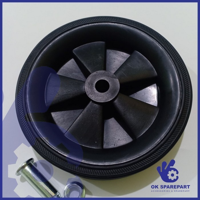Jual Roda Kompresor Angin Portable Hitam Besar 147 mm x 12 mm | Shopee ...