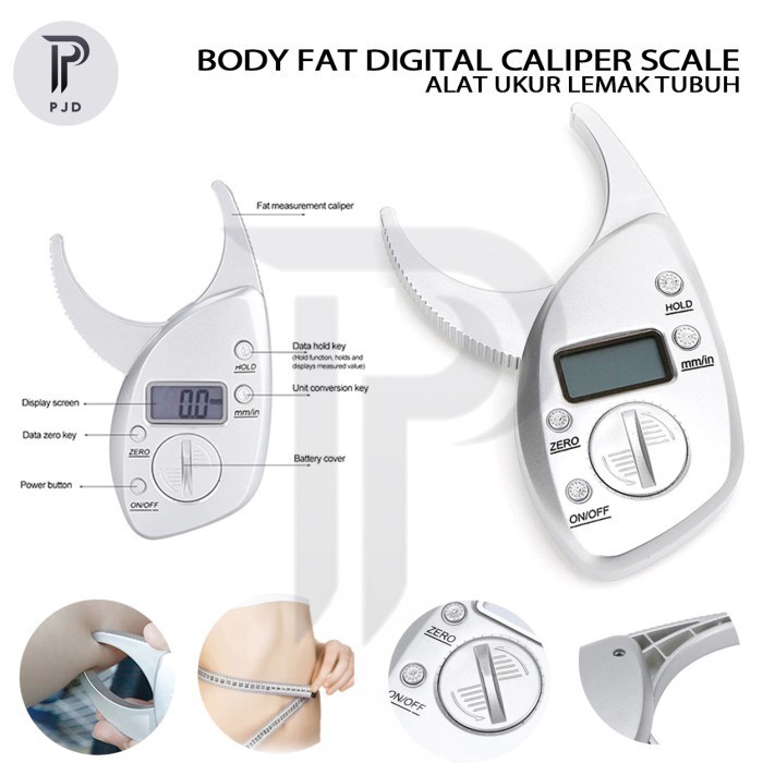 Jual Alat Ukur Lemak Tubuh Digital Body Fat Digital Caliper / Kaliper ...