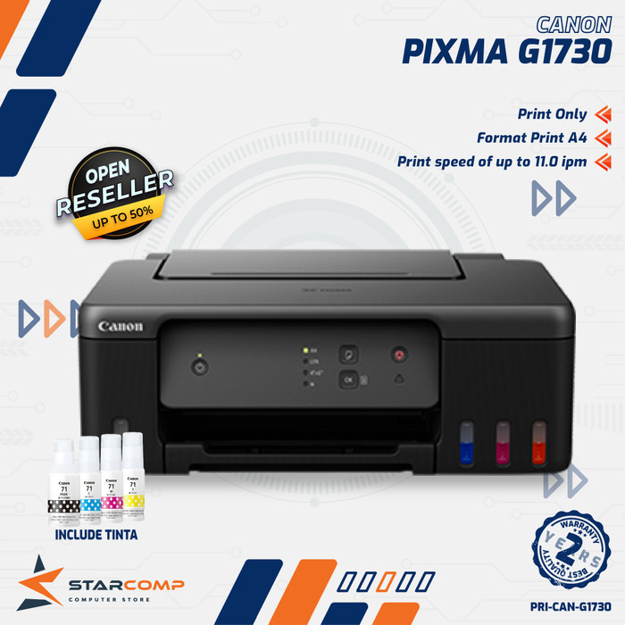 Jual Printer Canon Pixma G1730 Print Only Inktank Shopee Indonesia 5358