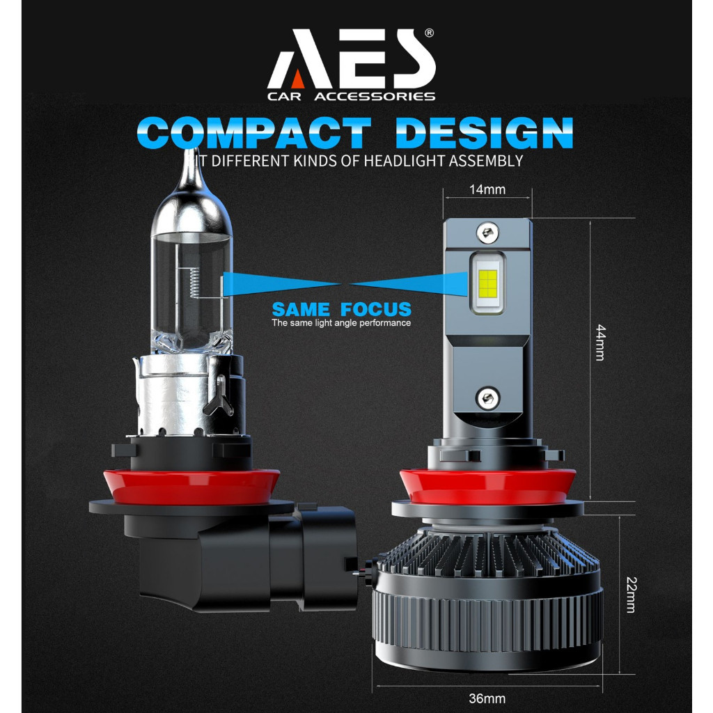 Jual Lampu LED Turbo Headlight H11 65 Watt High Quality | Shopee Indonesia