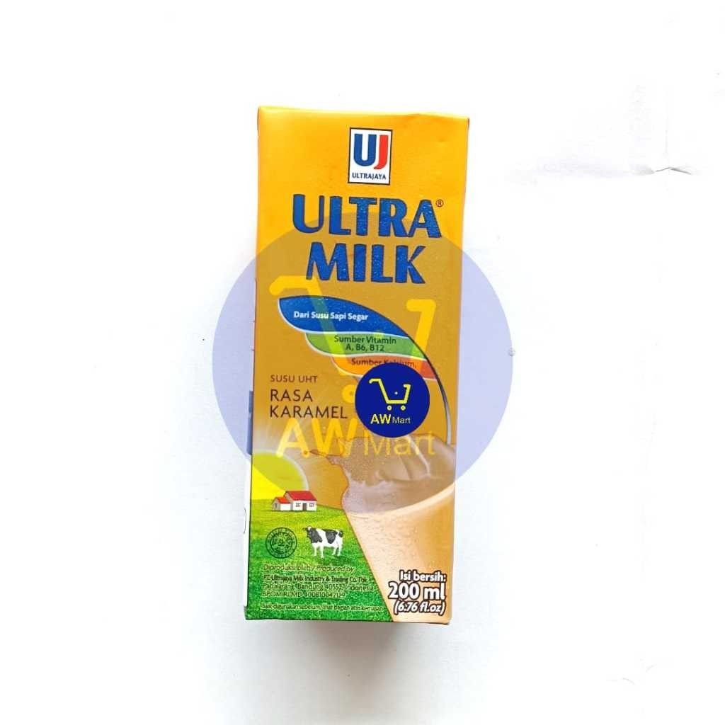 Jual SUSU UHT ULTRA MILK 200ML PER PCS ALL VARIAN - SUSU UHT ULTRA MILK