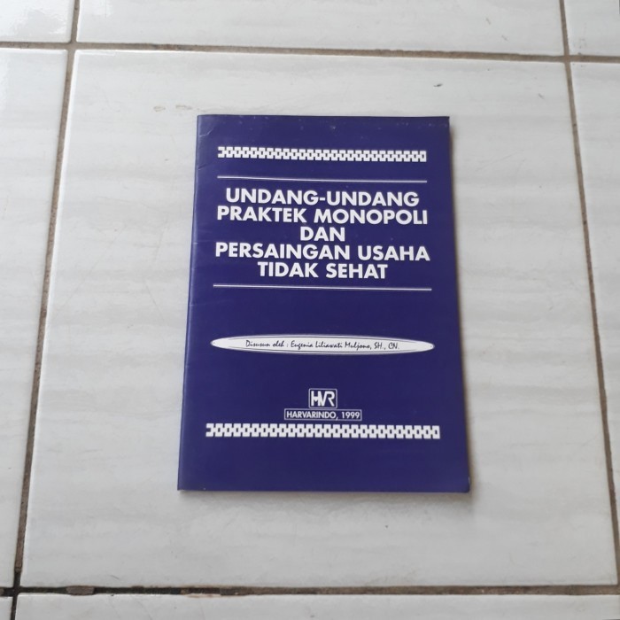 Jual UNDANG UNDANG PRAKTEK MONOPOLI DAN PERSAINGAN USAHA TIDAK SEHAT ...