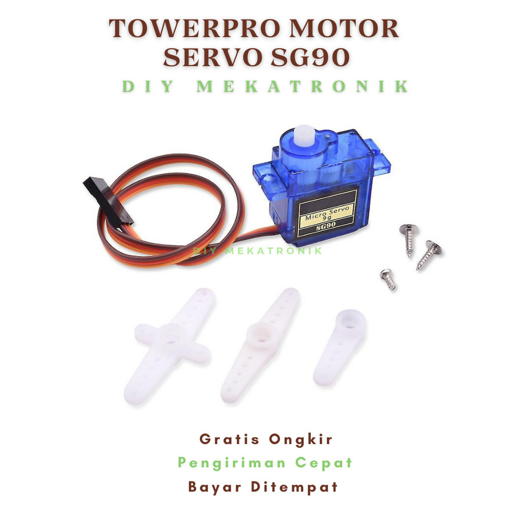 Jual Motor Servo SG90 Towerpro Mini Tower Pro SG-90 | Shopee Indonesia