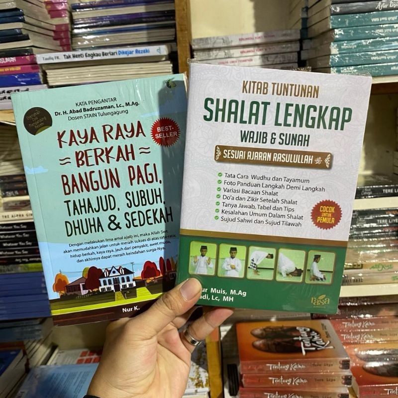 Jual Paket 2 Buku Kitab Tuntunan Shalat Lengkap Wajib Dan Sunah // Kaya ...