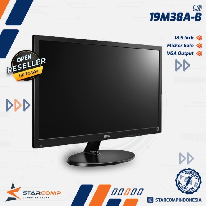 Jual LG 19M38A-B 19" Monitor LED VGA | Shopee Indonesia