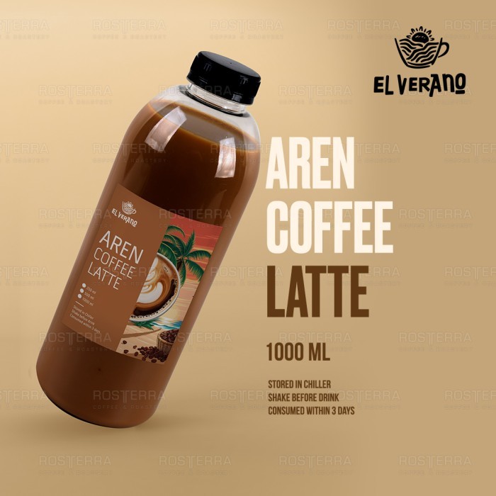 Jual El Verano Coffee Kopi Susu Gula Aren Botol 1 liter RTD Ready To ...
