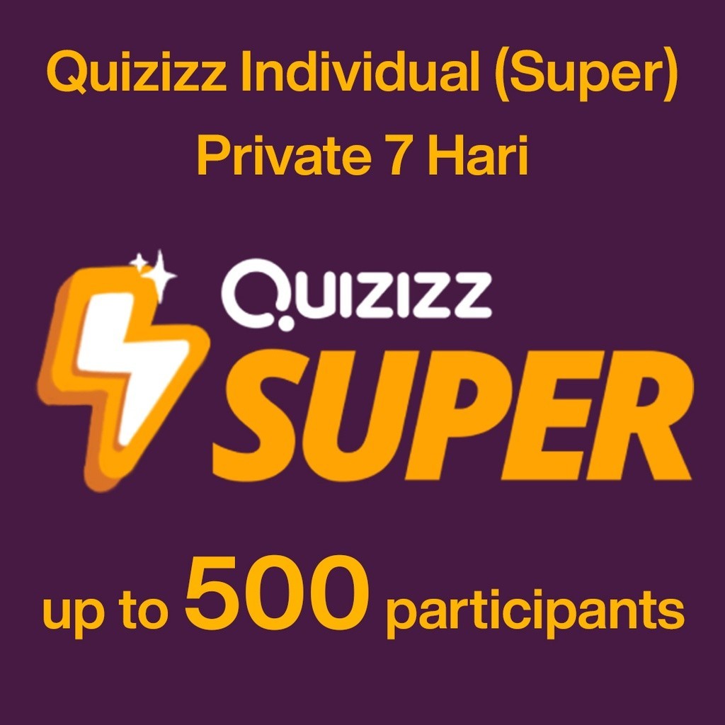 Jual Akun Quizizz Super Premium 7 Hari (500 Partisipan) | Shopee Indonesia