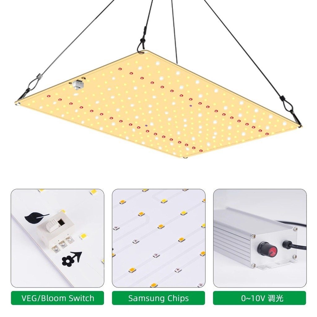 Jual LED Grow Light With Samsung LM281b Bulbs Full Spectrum Grow Lights ...