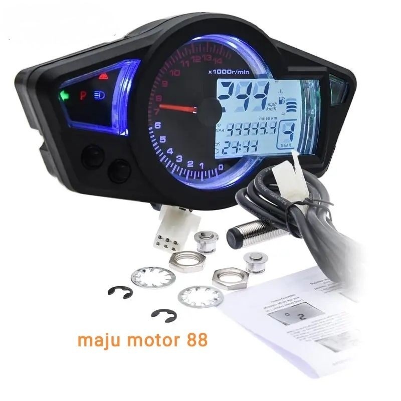 Jual Speedometer digital koso motor universal rx1n Shopee Indonesia