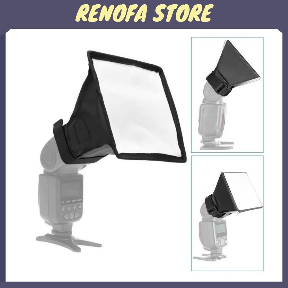 Jual Diffuser Softbox Mini untuk Speedlight Flash DSLR Cahaya Kecepatan ...