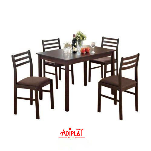 Jual Informa Yericho Set Meja Makan 4 Kursi - Cokelat Dining Table Set ...