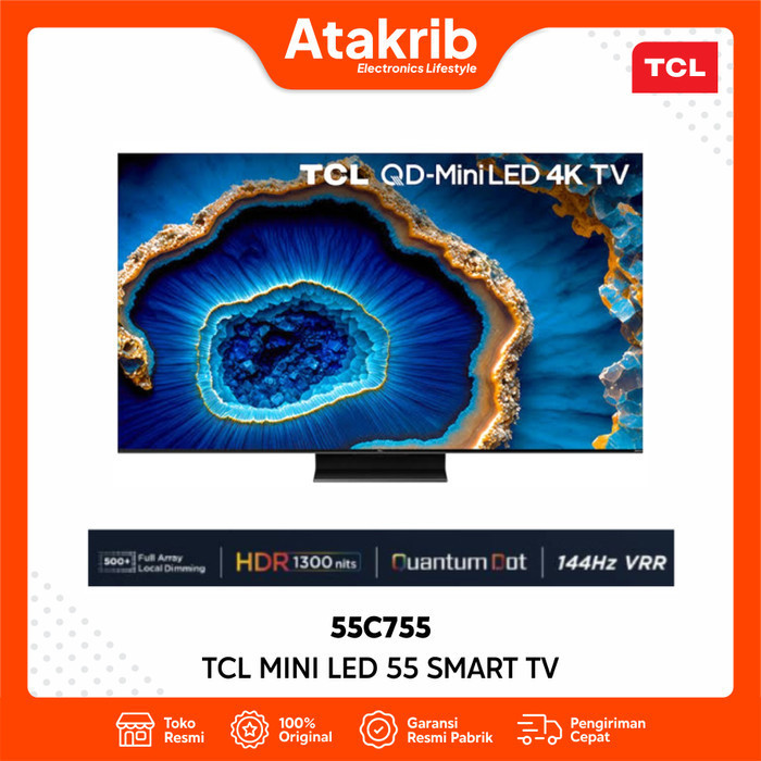 Jual TCL MINILED 55 55C755 / C755 QD-Mini LED 4K UHD Smart Google TV ...