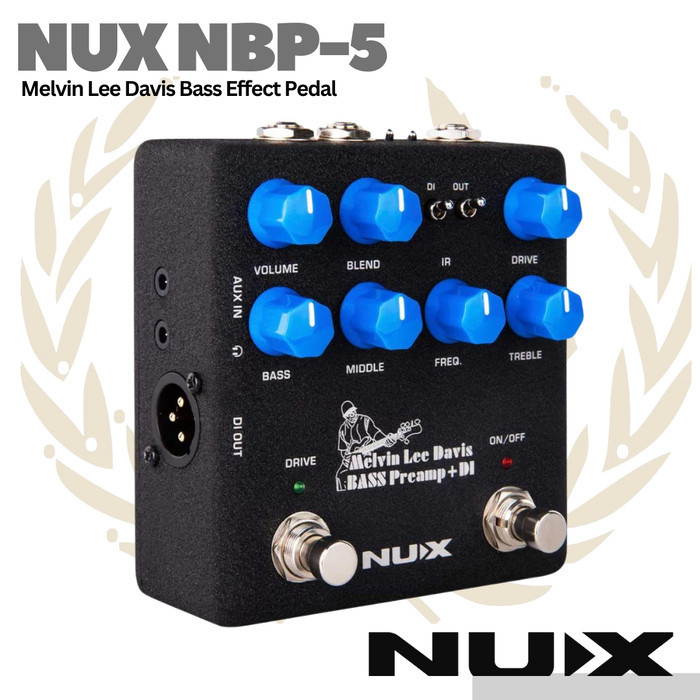 極美品【NUX】 Melvin Lee Davis Bass Preamp DI