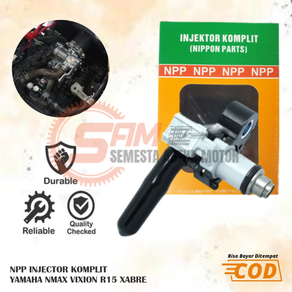 Jual NPP Injector Yamaha Nmax R15 2014 2DP Injektor Assy Set Motor ...