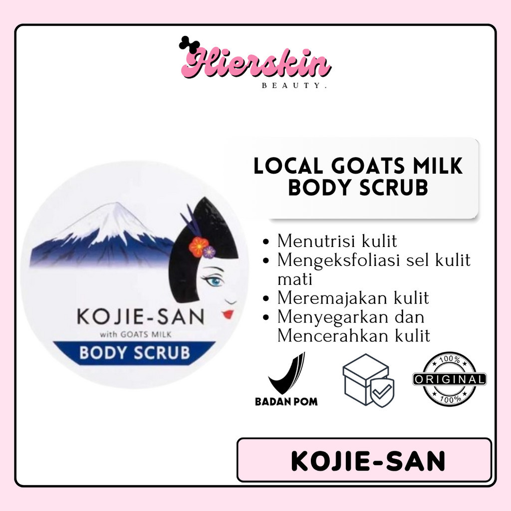 Jual Hierskin Beauty KOJIESAN Goats Milk Body Scrub 250 ml ( KJN004