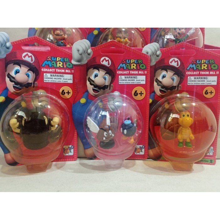 Jual Nintendo Figure Super Mario Popco Mario Luigi Princes Shy Guy ...