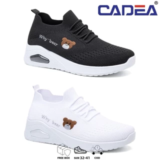 SGD Free Box Sepatu Sneakers Wanita Anak Slip On