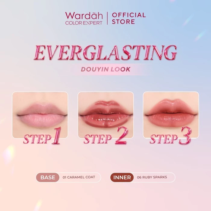 Wardah Glasting Liquid Lip: Liptint Ringan, Hi-Pigmented dan Transferproof, Tidak Lengket