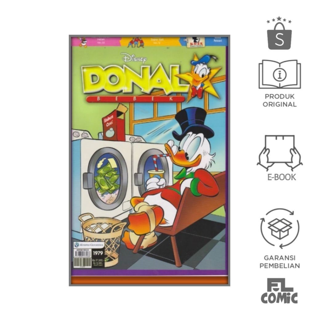 Jual Komik Disney Donal Bebek 1979 s.d 1982 - Bahasa Indonesia - Full