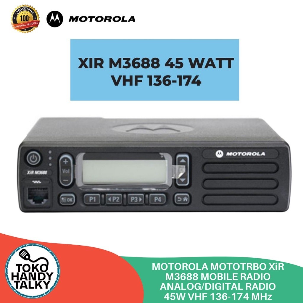 Jual Radio Rig Motorola Mototrbo Xir M Mobile Radio Analog Digital