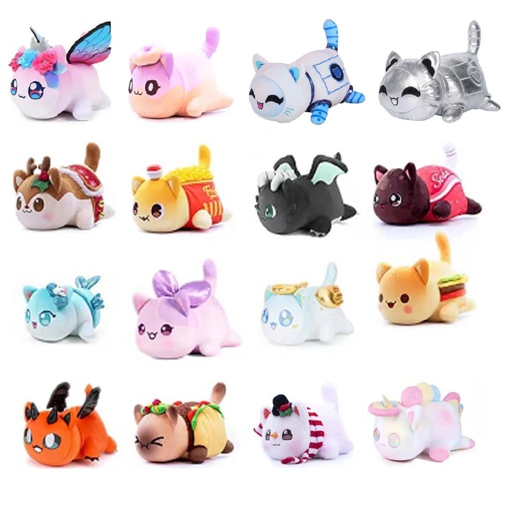 Jual Meemeow Aphmau Plush Meemeows Food Cats Plushie Bunle Ahpmau ...