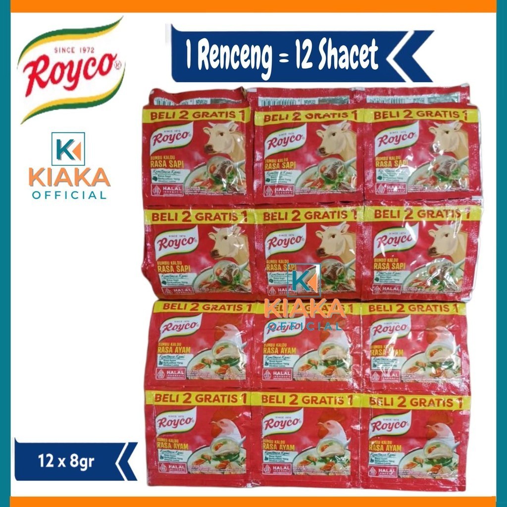 Jual Royco Ayam Bumbu Kaldu Renceng BPOM Halal Original | Shopee Indonesia