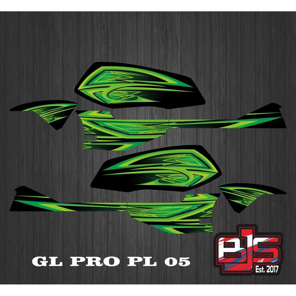 Jual striping gl pro - striping sticker stiker polet lisi GL Pro PL005 ...