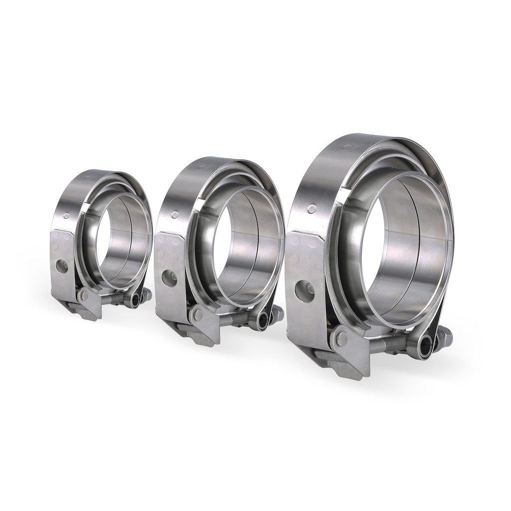 3 Inch (76mm) Quick Release V-Band Clamp Kit - For Turbo Downpipe & Exhaust Connections