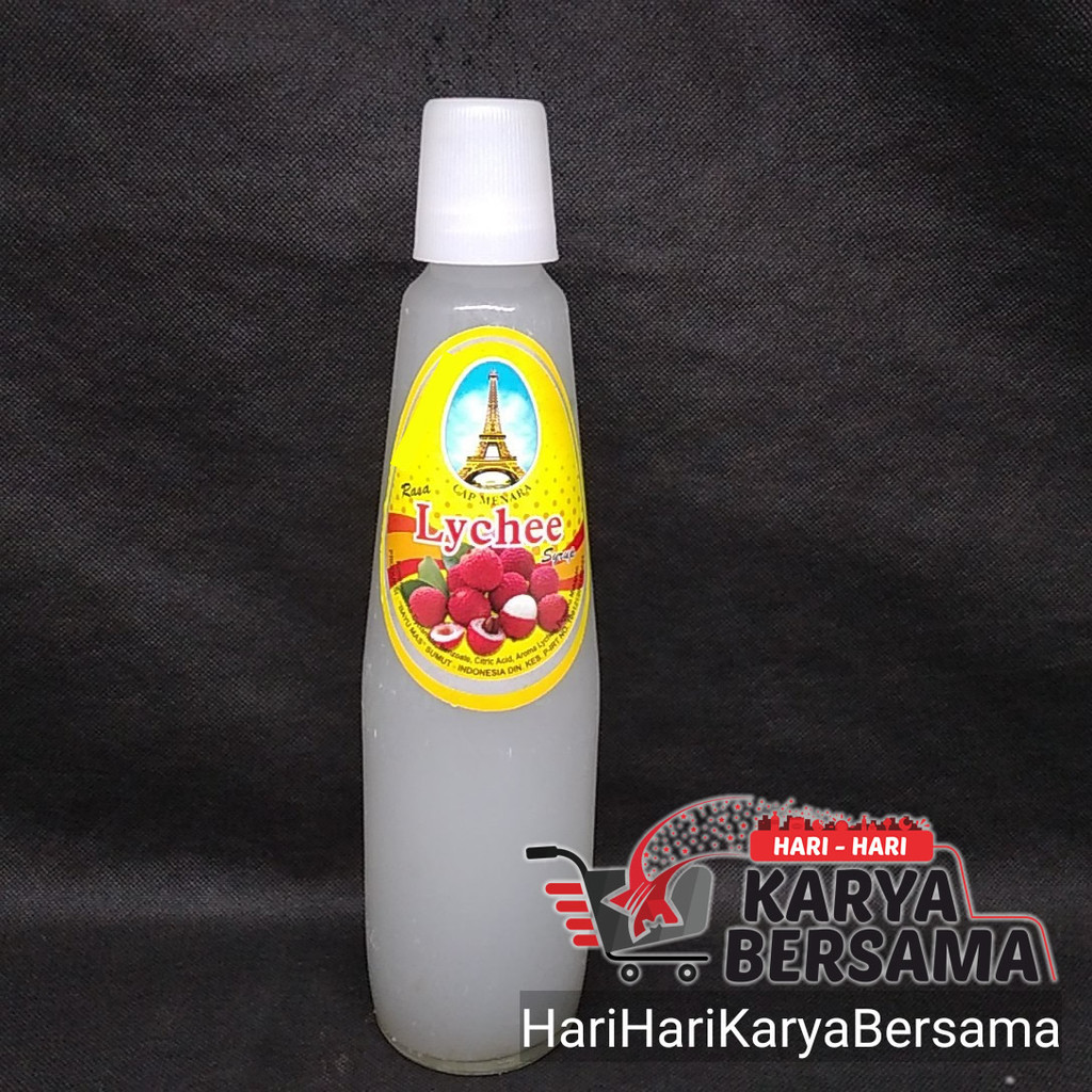 Jual SIRUP CAP MENARA SYRUP RASA LYCHEE 630ML | Shopee Indonesia