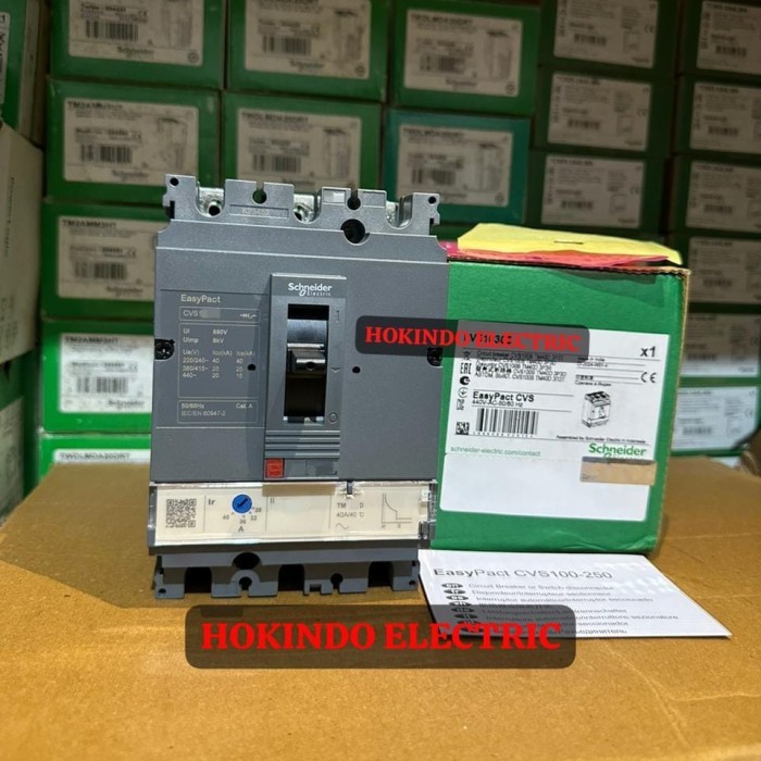 Jual MCCB SCHNEIDER CVS100B 3P 32A 25KA TM32D 3P3D SCHNEIDER LV510302 ...