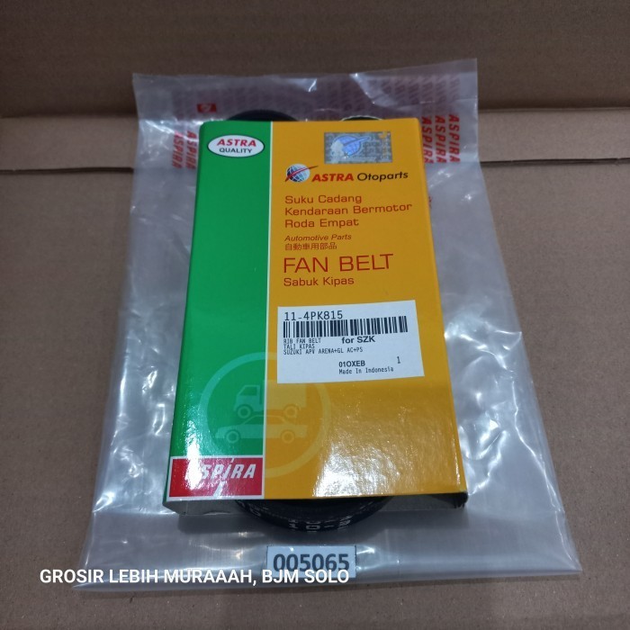 Jual FAN BELT APV FUTURA INJEKSI HONDA CIVIC TYPER 4PK815 ASPIRA BANDO ...