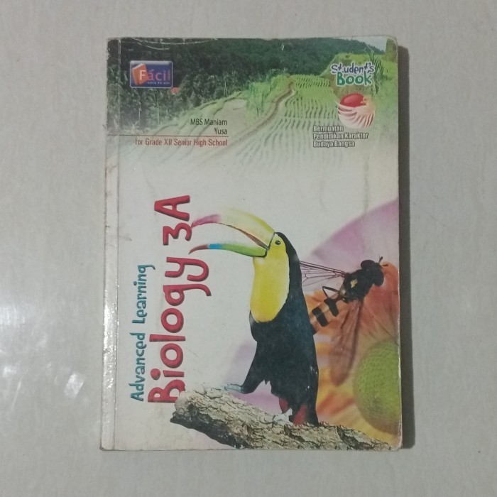 Jual Buku Advanced Learning BIOLOGY 3A Grade XII SMA Facil Original ...