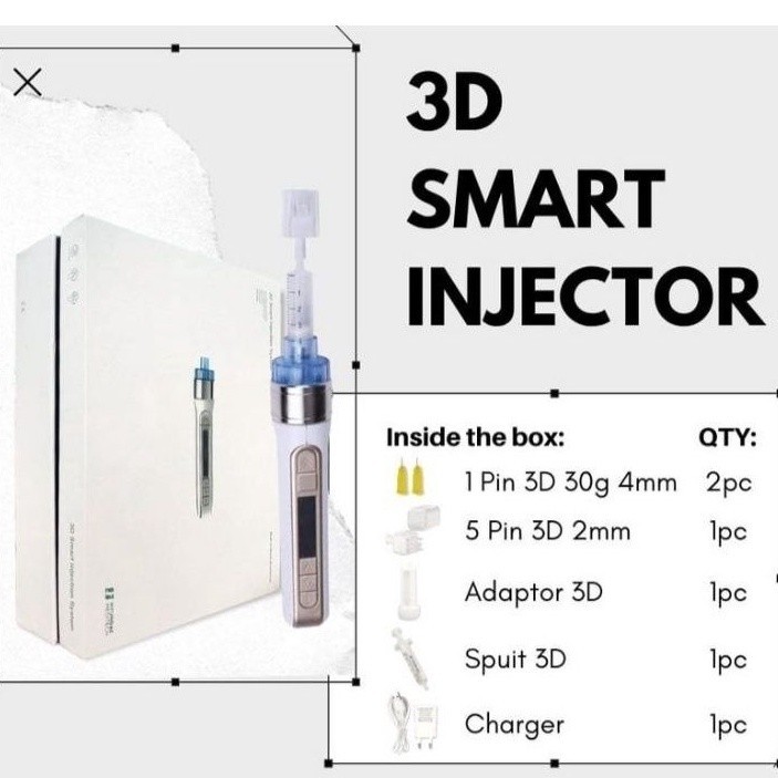 Jual PROMO! 3d smart injector 3d ez injector wireless skin booster ...