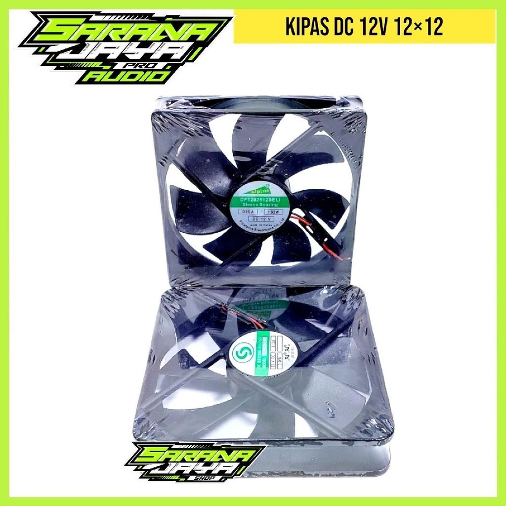Jual KIPAS DC 12 VOLT 12×12 kipas power/cpu Garansi Pabrik Fan Laptop ...