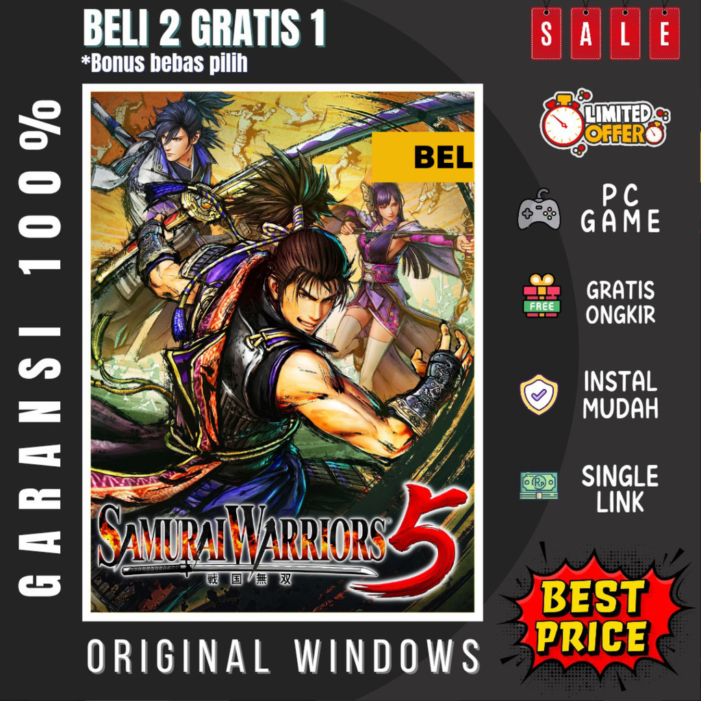 Jual SAMURAI WARRIORS 5 - GAME PC - GAME LAPTOP - PC GAMES - BELI 2
