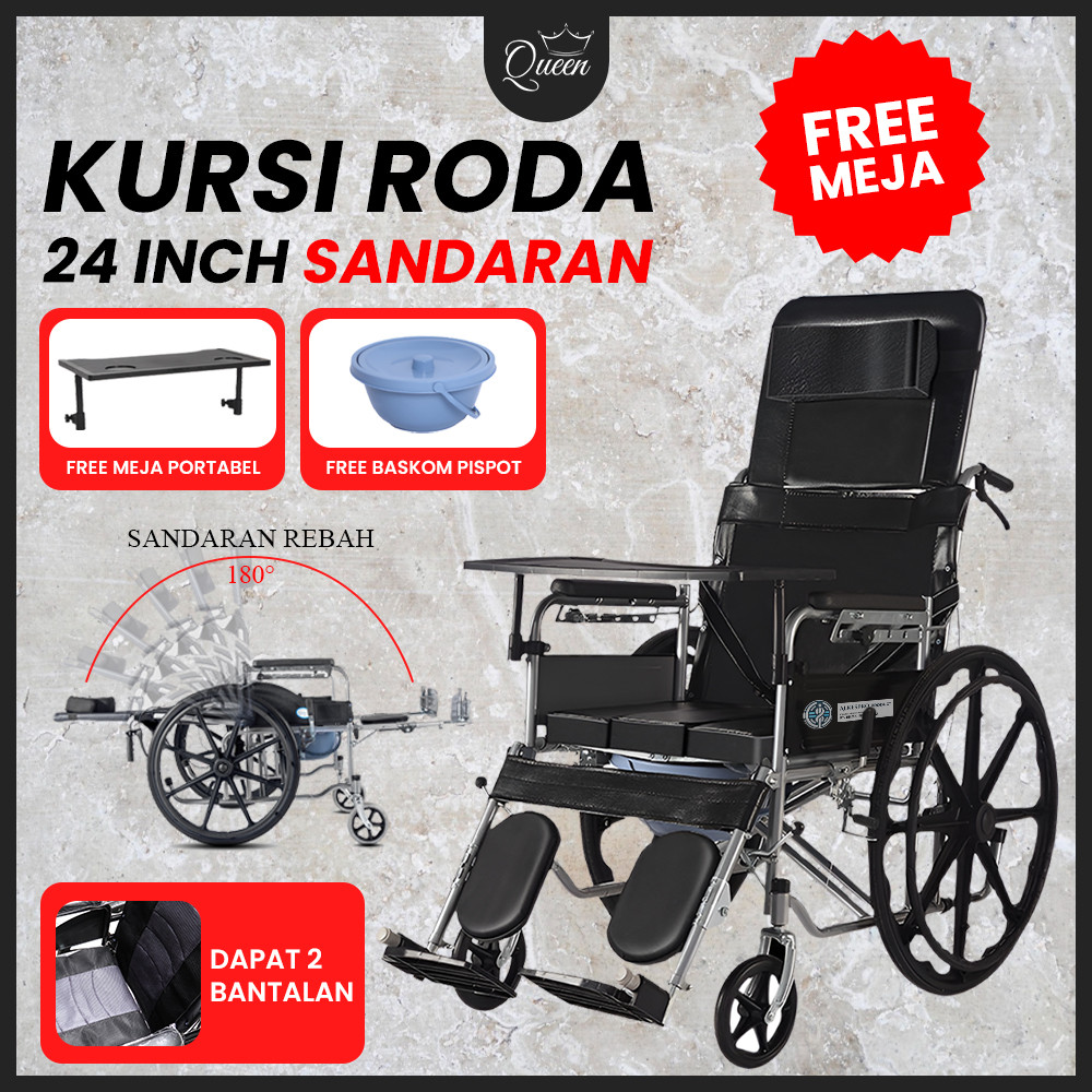 Jual Kursi Roda 24 Inch ALKESPRO - Bisa Sandaran Dengan 6 Tingkat ...