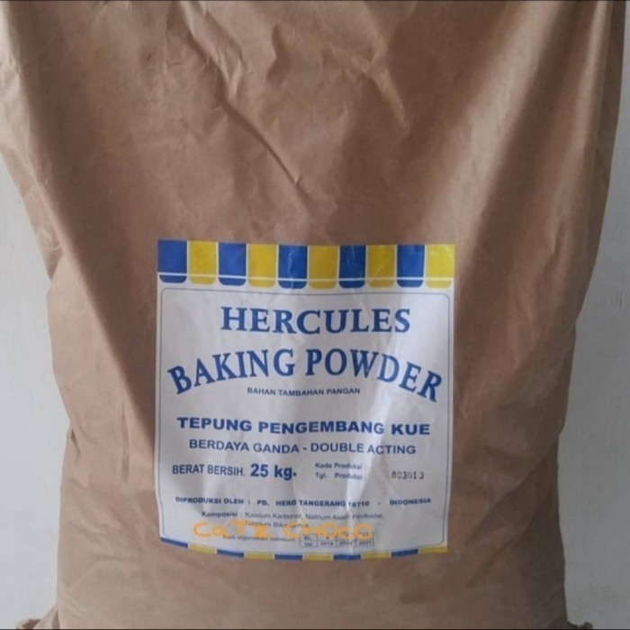 Jual Hercules Baking Powder (Doubleacting) 1 SAK 25kg Shopee Indonesia