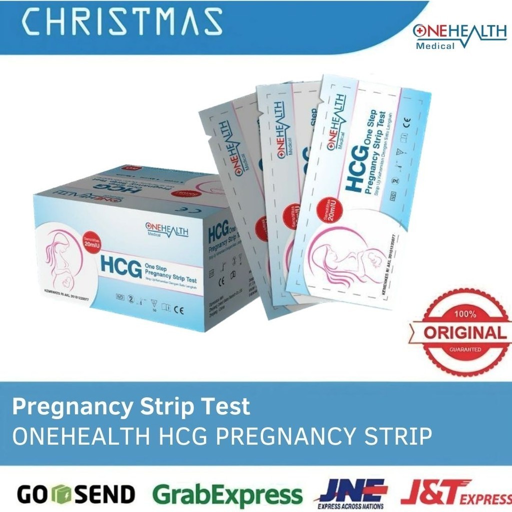 Jual Onehealth Alat Tes Kehamilan HCG One Step Pregnancy Strip Test ...