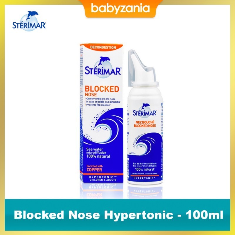 Jual Sterimar Blocked Nose Hypertonic untuk Anak & Dewasa - 100 ml ...